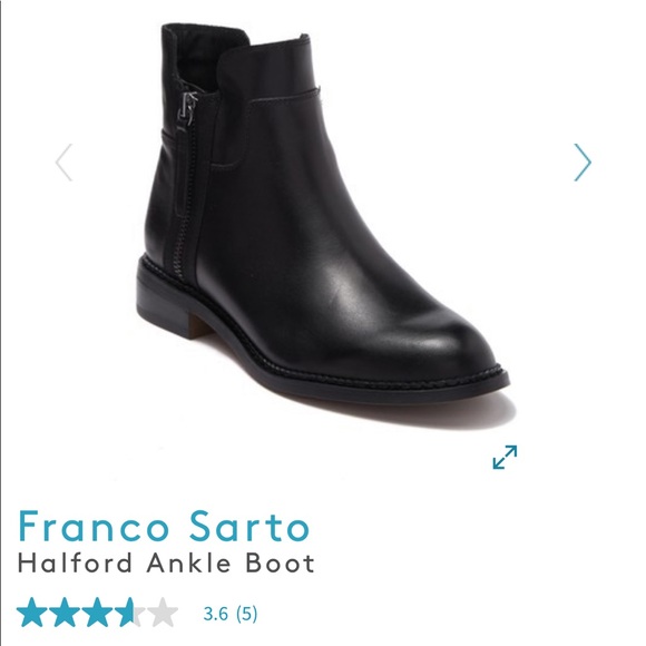 franco sarto halford ankle boot